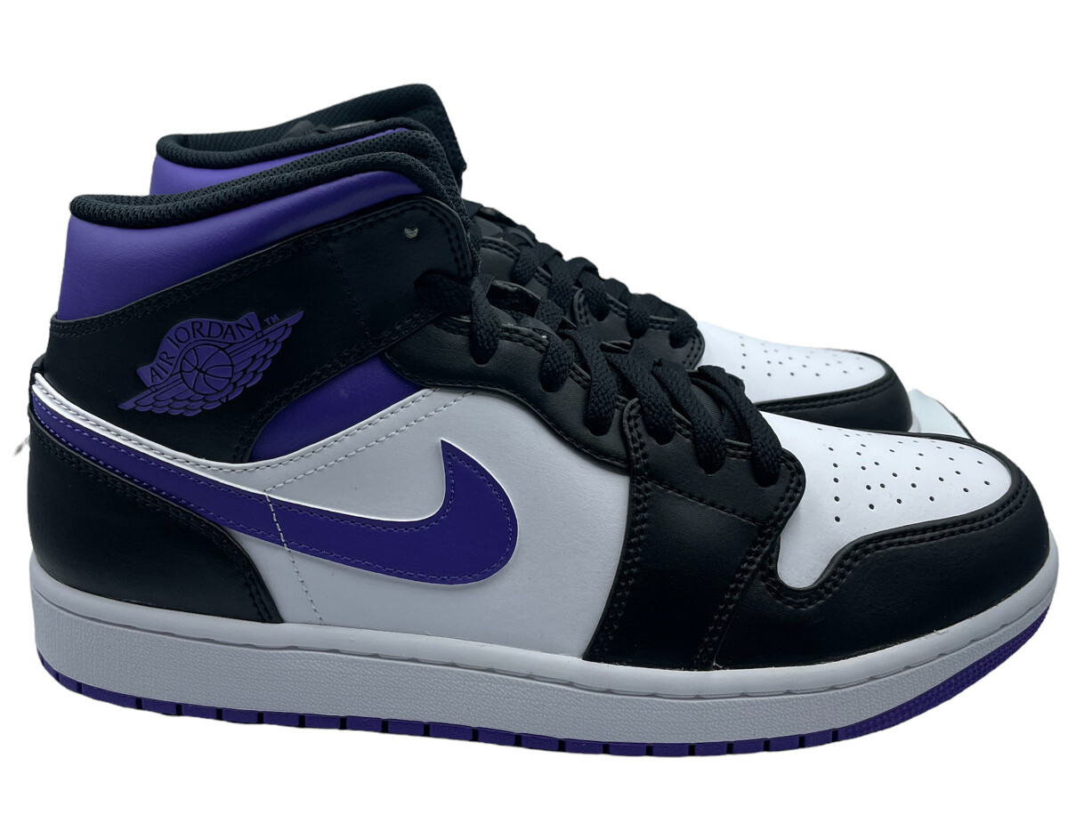 air jordan 1 mid court purple